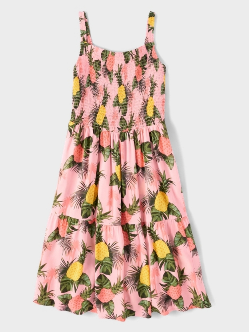TCP Hawaiian Print Dress Sz XXL pink Pineapple